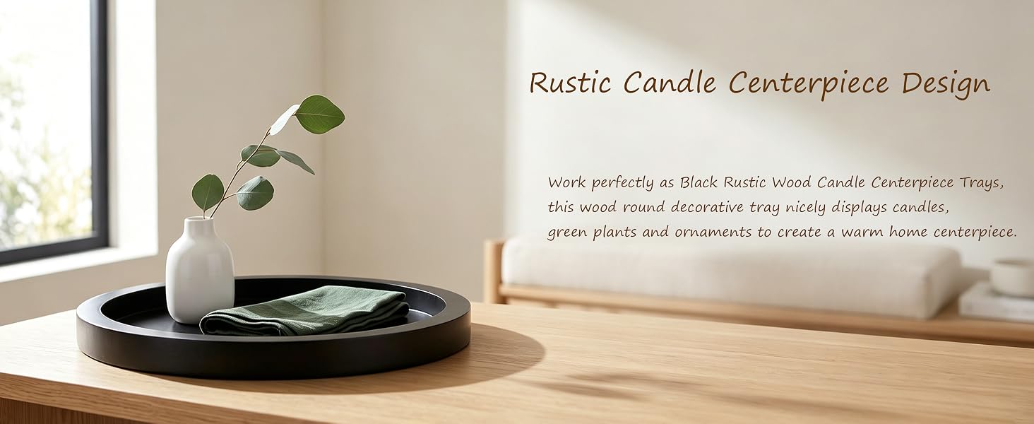 Rustic Candle Centerpiece Design