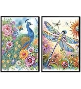 JISHSHAY 2 PCS Diamond Art Notebook Journal Diamond Painting Note Book Gem Art Sketchbook Gem Pai...