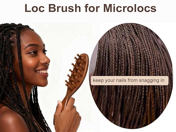 Loc brush