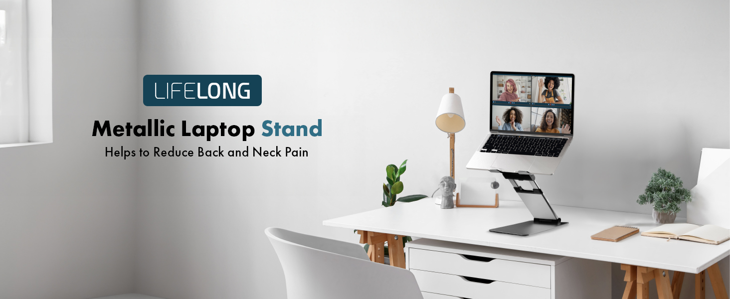 Metallic Laptop Stand