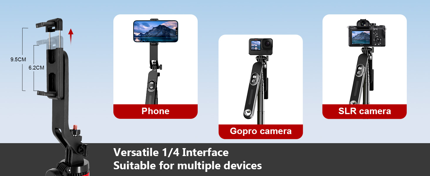 Huryfox Selfie Stick Phone Tripod