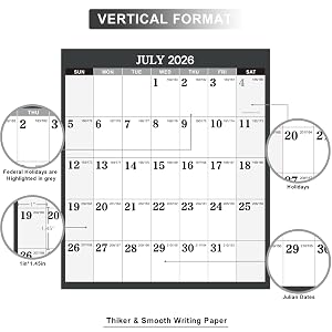 2026-2027 wall calendar