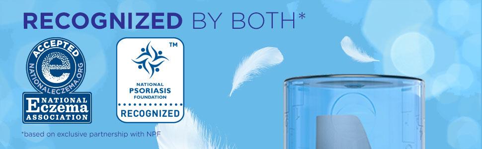 Only detergent accepted by both: National eczema association &amp; National Psoriasis Foundation