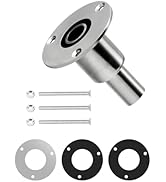 OCEANBROAD Stainless Steel 316 Thru Hull Exhaust, Fitting 24mm Hose Pipe Marine Exhaust Port for ...