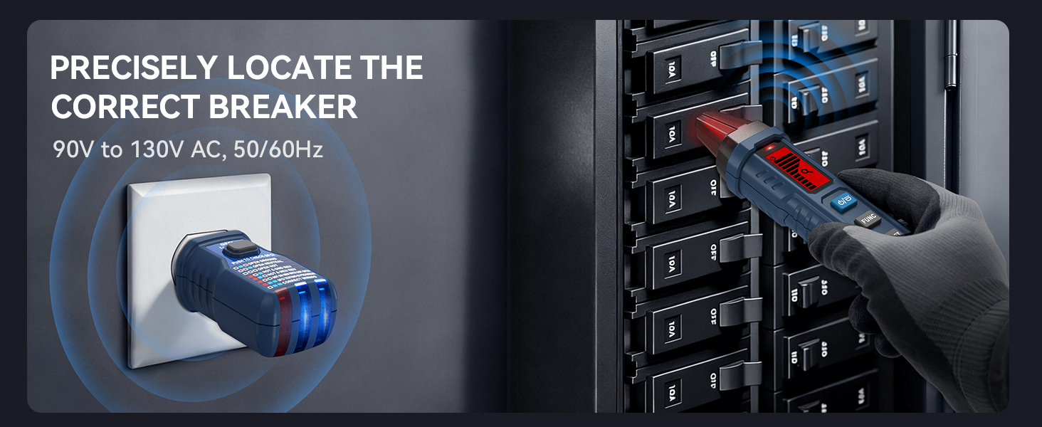 precisely locate the breaker