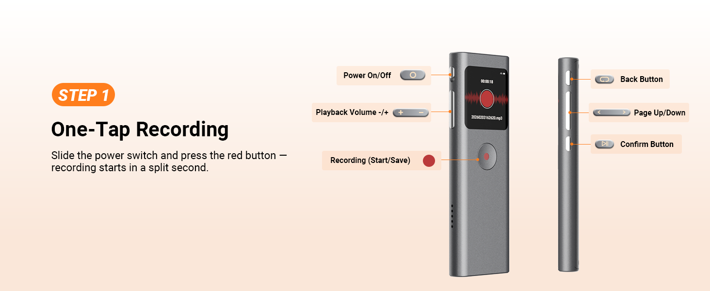 One-Tap Recording