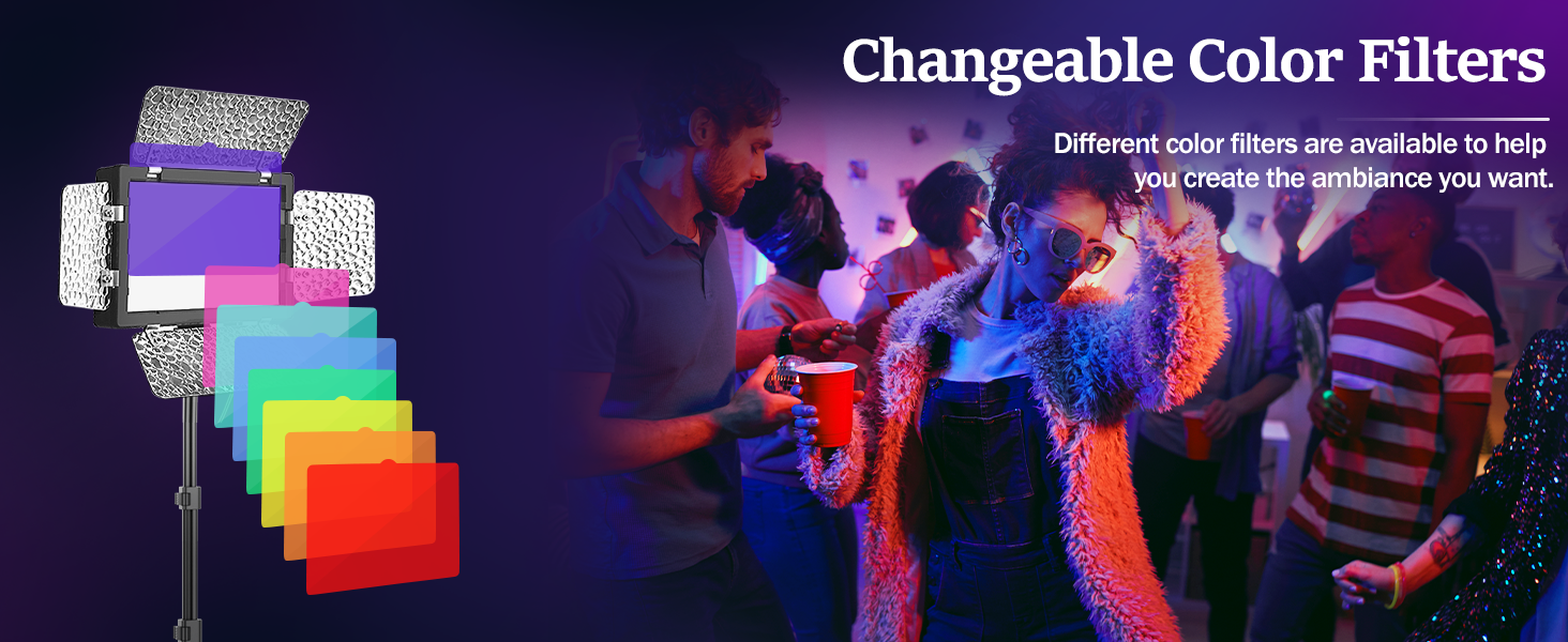 Changeable Color Filters