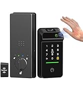 Palm Vein Smart Deadbolt Lock, Anweller Keyless Entry Door Lock for Front Door, Built-in WiFi, 10...