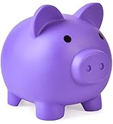 Large Piggy Bank, Unbreakable Plastic Money Bank, Coin Bank for Girls and Boys, Large Size Piggy ...