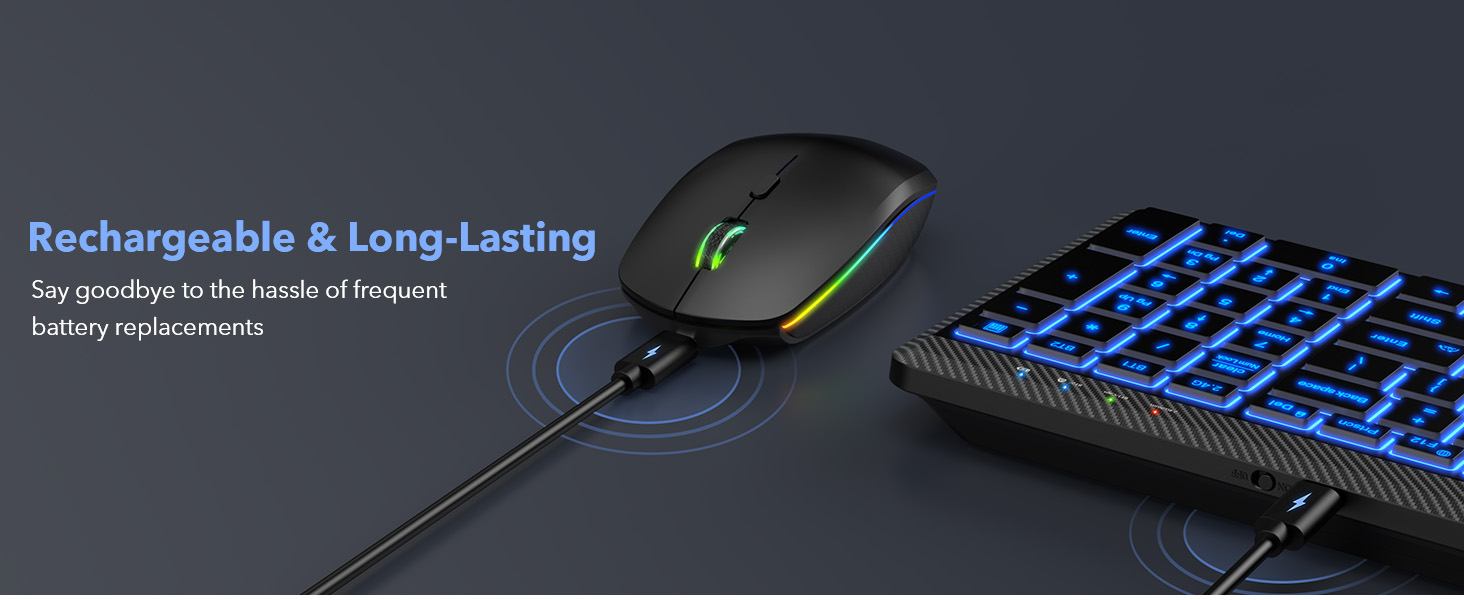 Slim Portable Rechargeable Multi-Device Bluetooth Cordless Keyboard