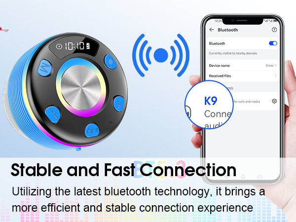 OYIB Bluetooth Shower Speaker