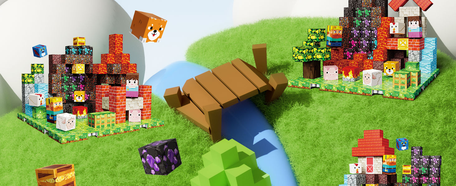 gobidex magnetic building blocks minecraft blocks best gift