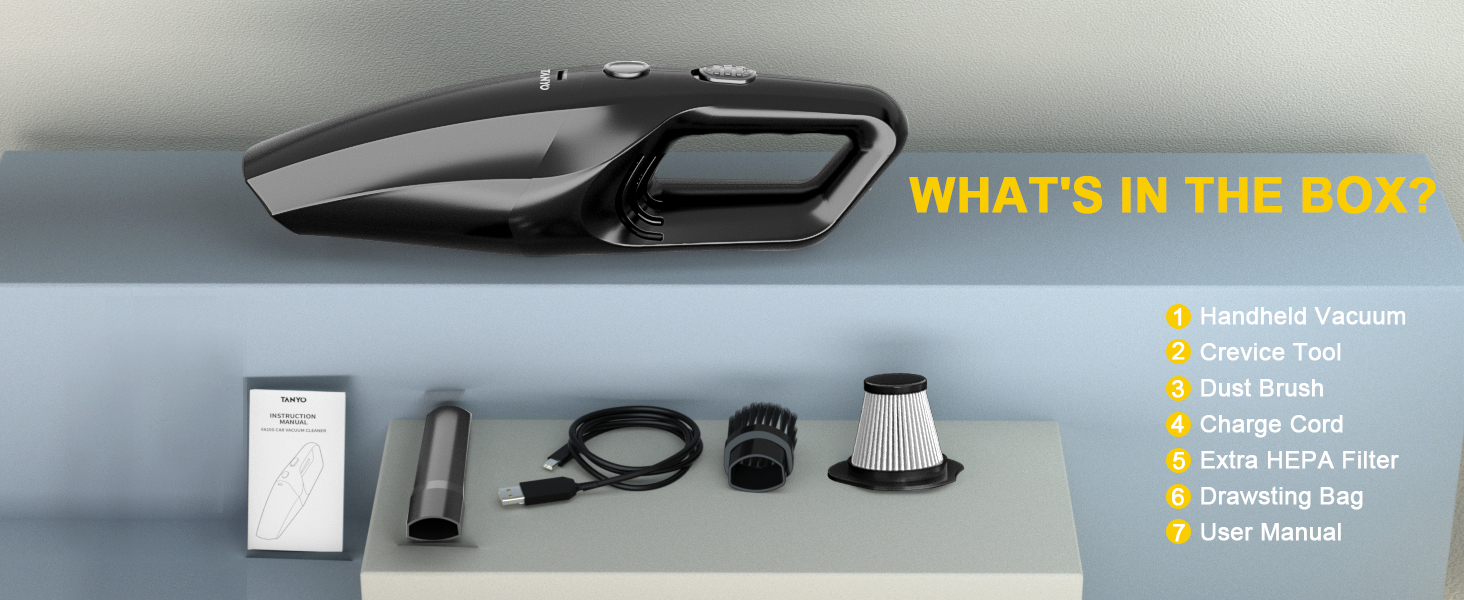 car vacuum portable cordless
