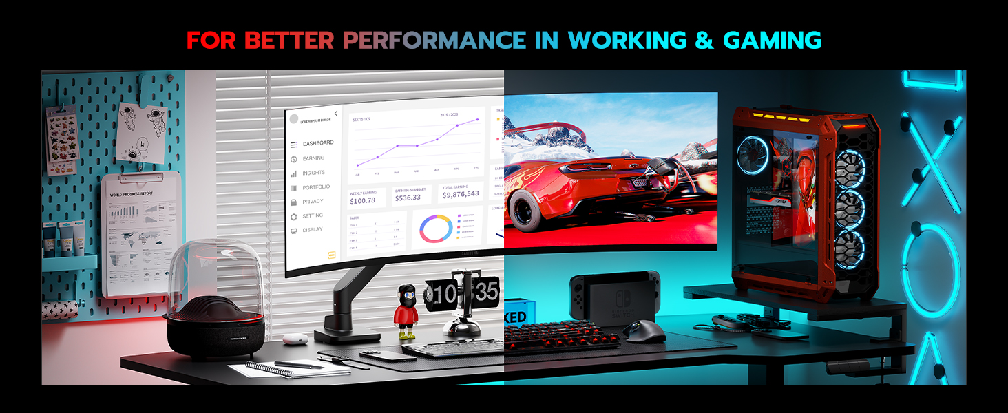 single monitor mount