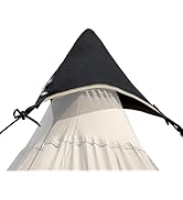 ONETIGRIS Tarp Connecting Cap, General Tent Triangle Waterproof Cap, Teepee Tent and Canopy Conne...