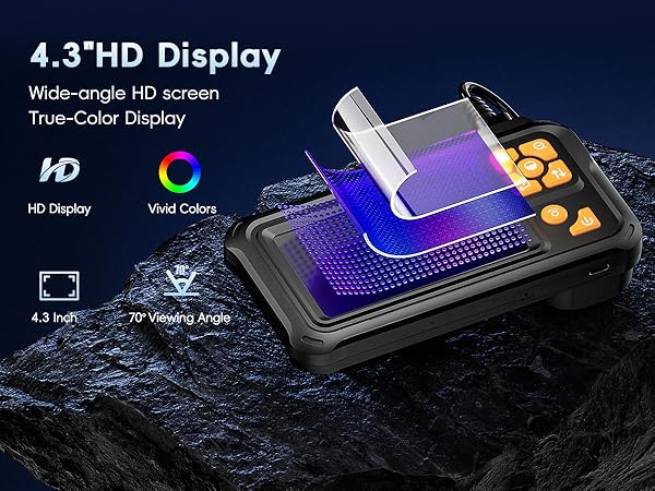 endoscope camera with light