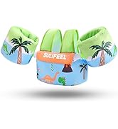 SULIFEEL Kids Swim Vest Toddler Floaties for 20-66 Pounds Girls and Boys, with Removable Arm Wate...
