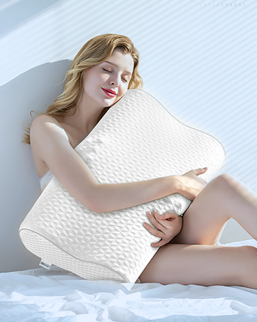 ergonomic neck pillow for sleeping