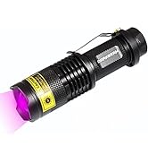DARKBEAM UV 395nm Flashlight Ultraviolet led Light Blacklight Wood's lamp Portable 400nm Mini Det...