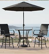 Patio Bar Stools Set of 2