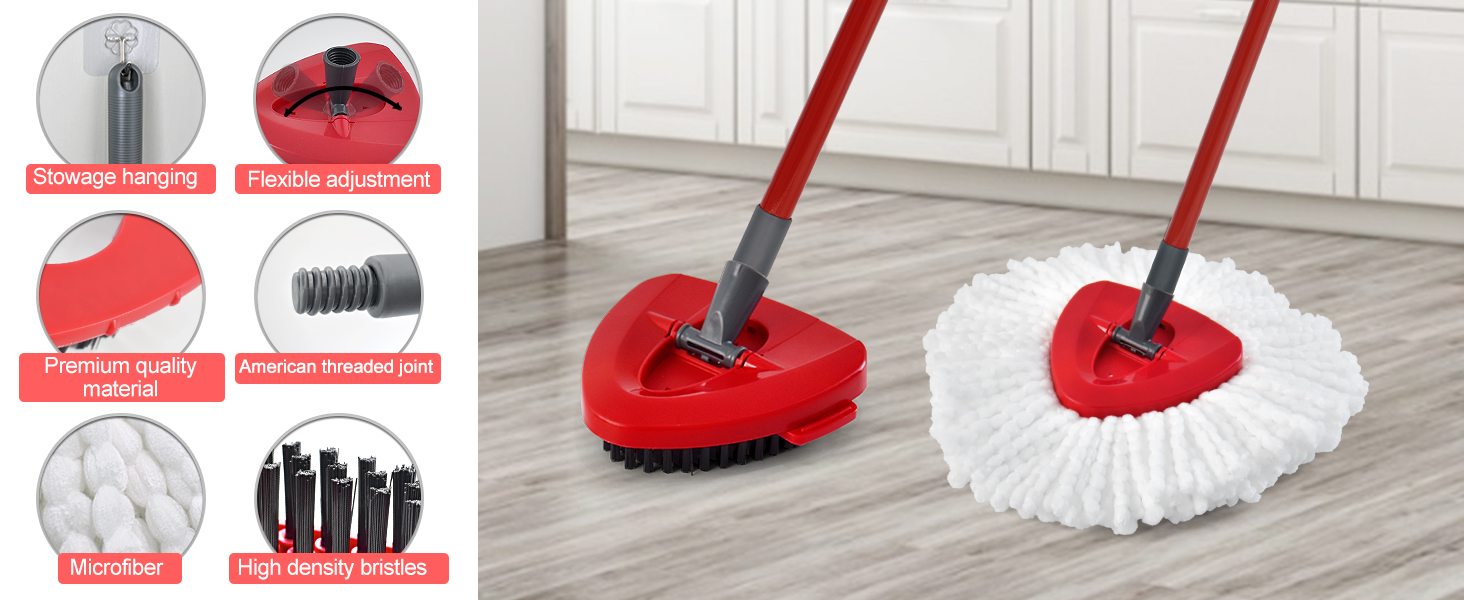 cedar mop stick