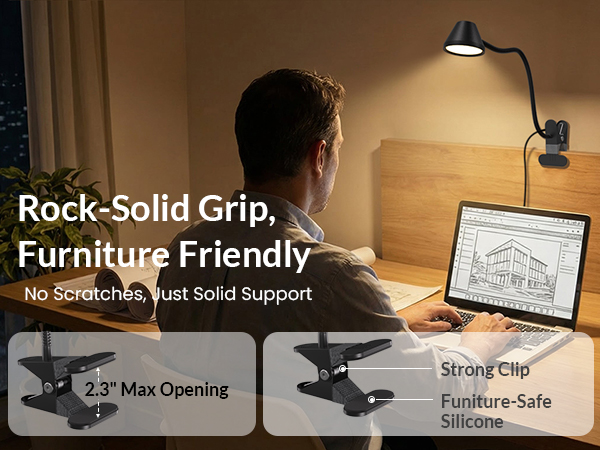 clip on light for working