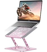 Axbima Adjustable Laptop Stand for Desk-360° Rotating Foldable Laptop Holder Ergonomic Laptop Ris...