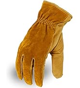 Ironclad ULD-C5-02-S limitless 360° Cut Leather Driver Work Gloves, Small, Tan