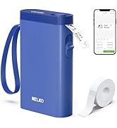 Nelko Label Maker Machine with Tape, P21 Bluetooth Label Printer, Wireless Mini Label Makers with...