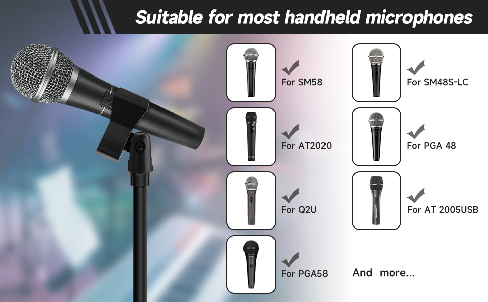 microphone holder clip