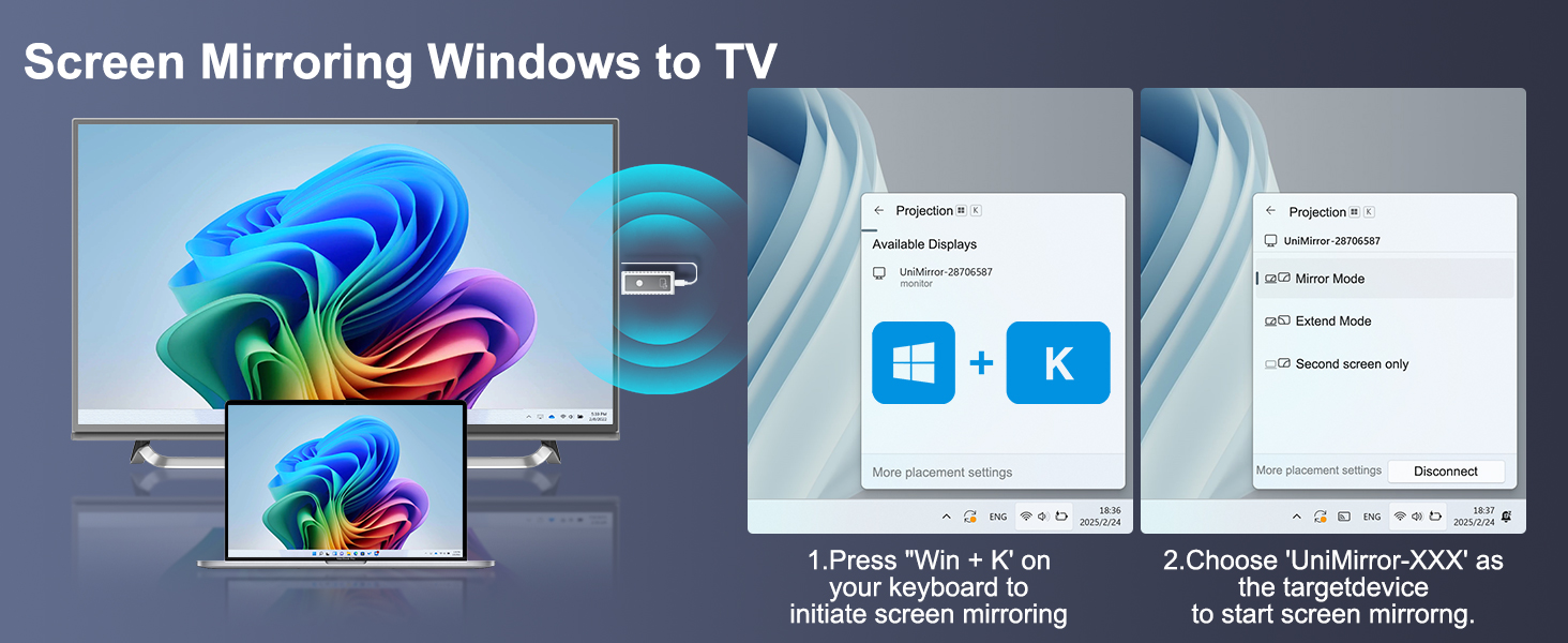 1080P Wireless HDMI Display Adapter
