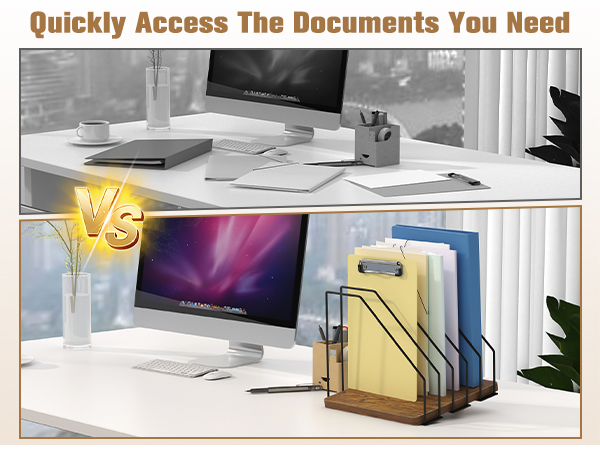 vertical file folder holder