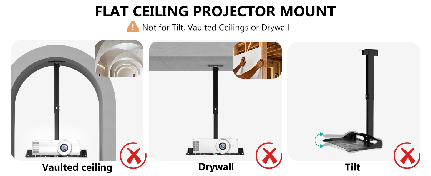 Projector Ceiling Mount Tray