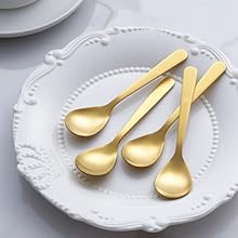 the new european and american gold spoon spoons european and american style gold plated spoons