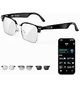 AI Smart Glasses for Women and Men, Bluetooth Sunglasses with Chat GPT and 164 Languages , Transl...