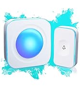 Wireless Doorbell 1200 Feet Waterproof Doorbells for Home with 36 Melodies 4 Volume levels, Flash...