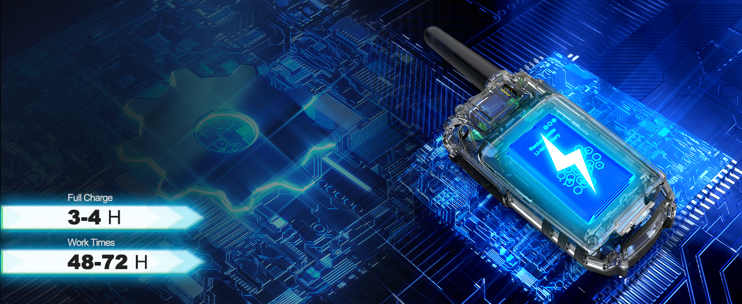 Rechargeable walkie talkie