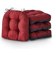IASEAHK Kitchen Chair Cushions Set of 4, Chair Cushions for Dining Chairs, Seat Cushions for Kitc...