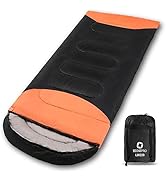 Extra Large Camping Sleeping Bag, 4 Season Sleeping Bag for Adults, Teens Indoor &amp; Outdoor Use - ...