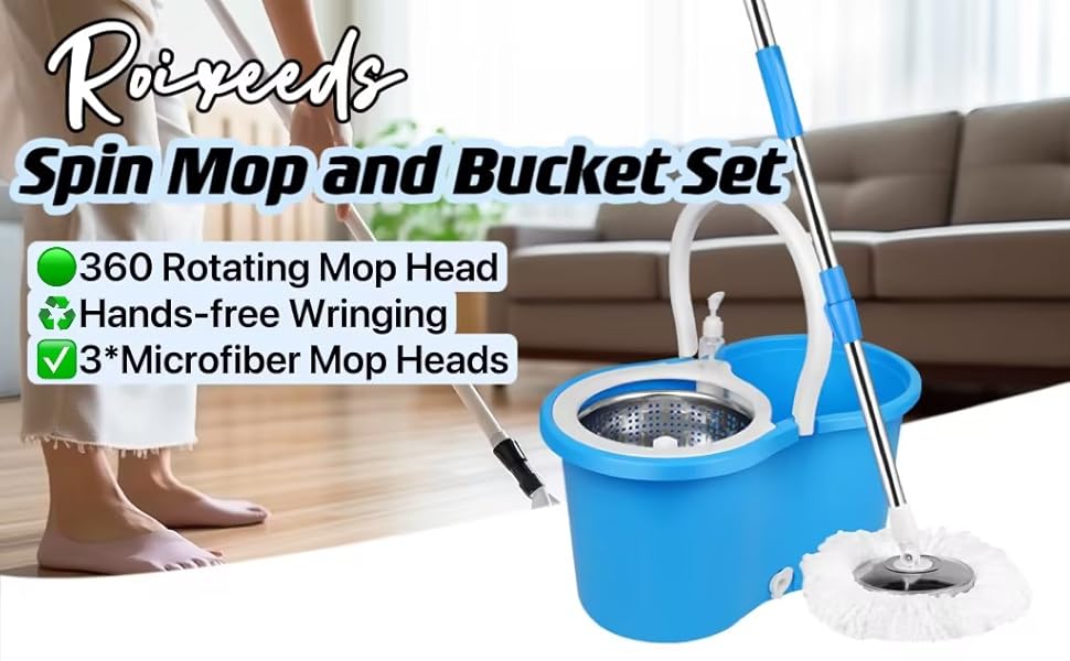Spin Mop and Bucket