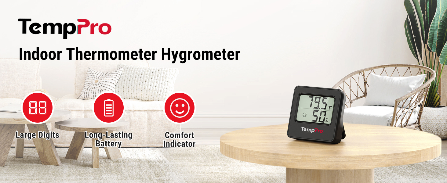 therm pro thermpro thermometer indoor thermometers barometers for the home humidity monitor