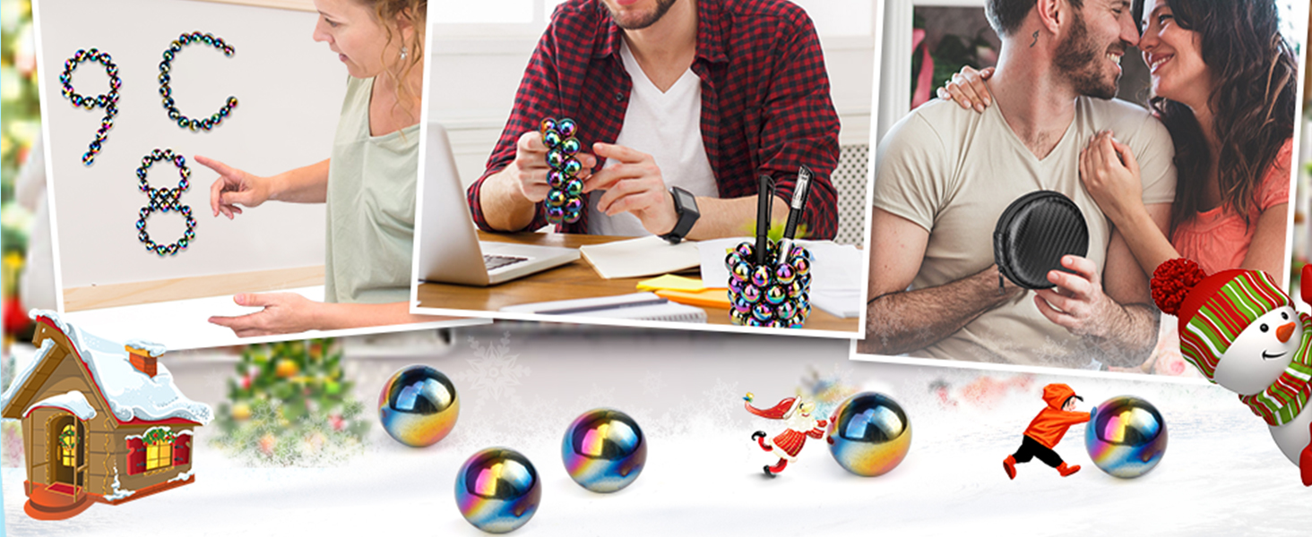 adult magnet stone rock fidget toy office