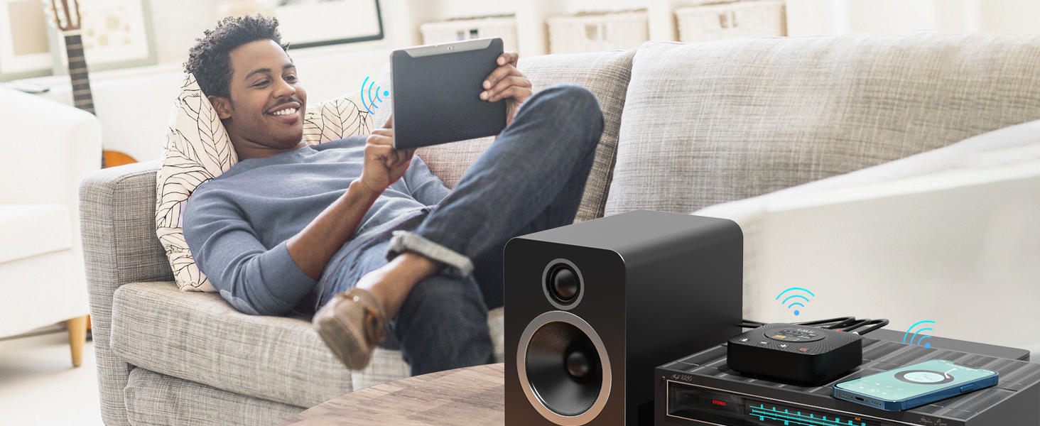 1Mii B06HD+ Hi-Res LDAC Bluetooth Wireless Audio Adapter