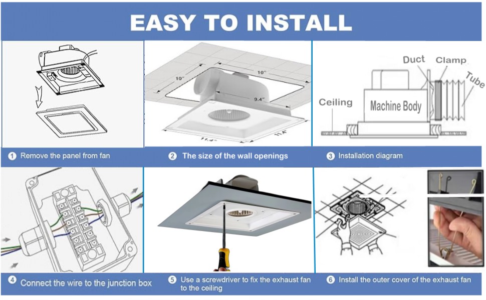 Easy to install and clean