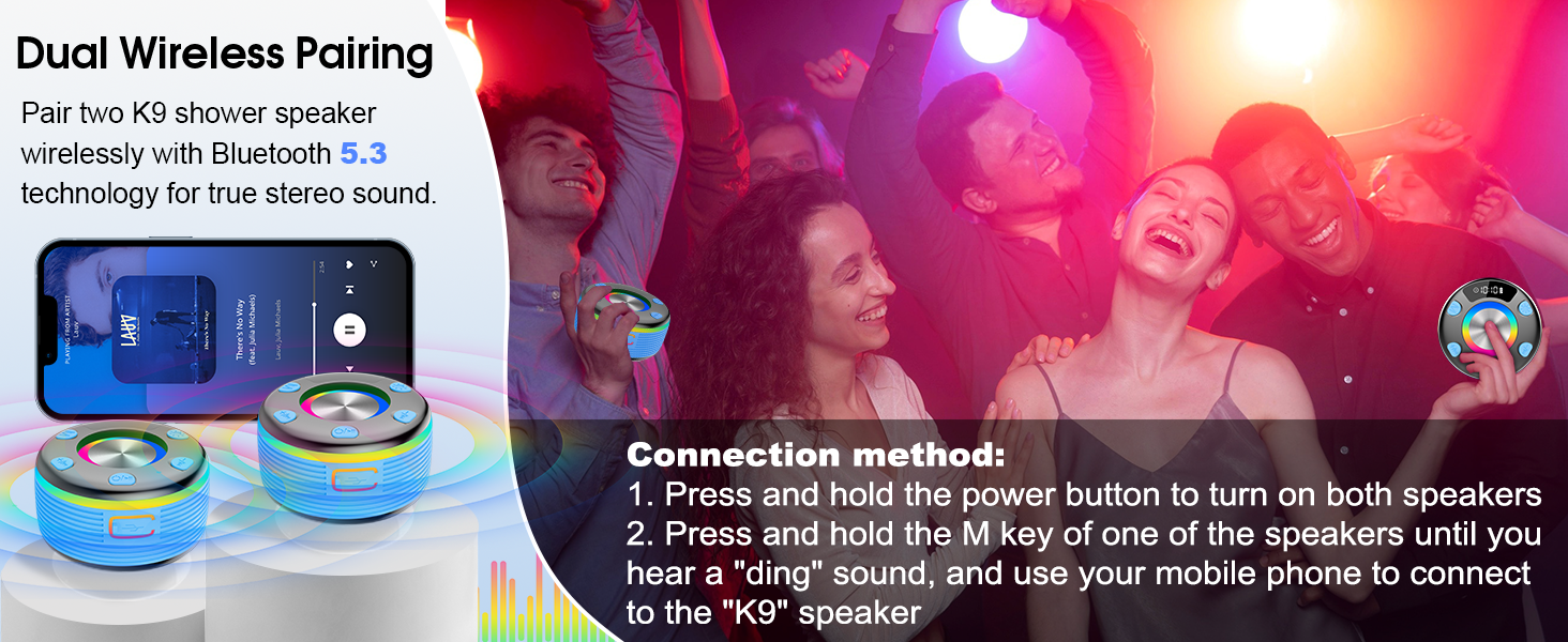 Bluetooth Shower Speaker