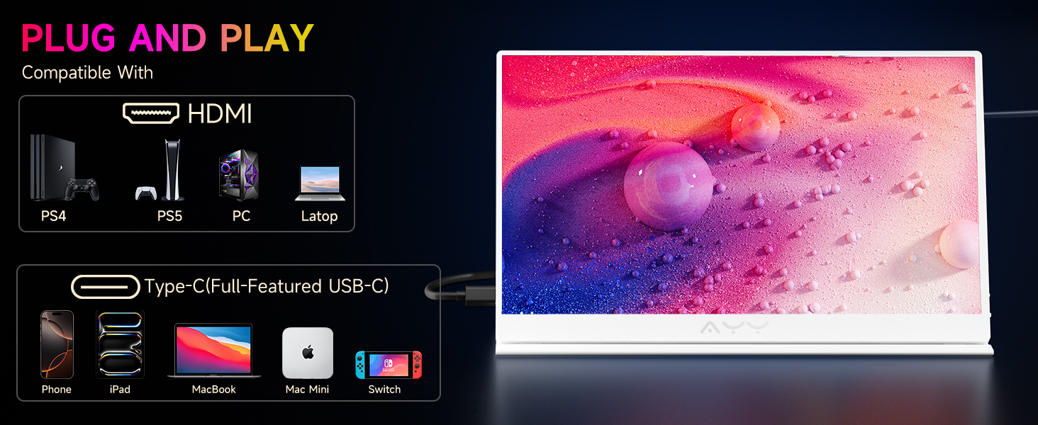 portable monitor,portable monitor for laptop,portable gaming monitor,15.6inch portable monitor