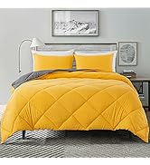 Decroom Lightweight Full Comforter Set with 2 Pillow Sham - 3 Pieces Set - Quilted Down Alternati...