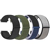 WNIPH 4 Pack 22mm Nylon Watch Bands compatible with Samsung Galaxy Watch 3 45mm/Galaxy Watch 46mm...