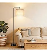 TJOY Floor Lamp for Living Room, Floor Lamp with 12W 3 Color Temperatures Bulb, Metal Standing La...