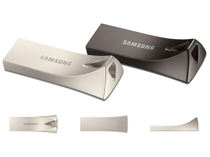 Samsung USB 3.1 Flash Drive BAR Plus in silver and gray